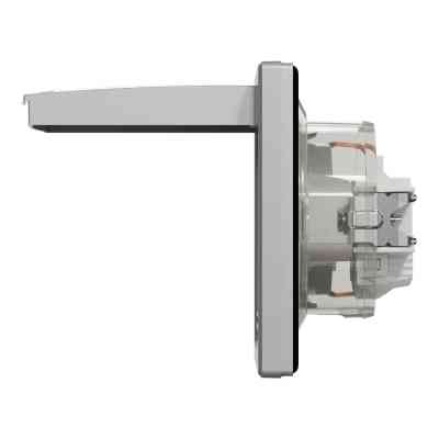 Розетка Schneider Electric ASFORA з кришкою IP44, алюміній (EPH3100361) Вінниця