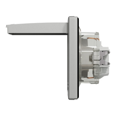 Розетка Schneider Electric ASFORA з кришкою IP44, алюміній (EPH3100361) Вінниця - фото 4