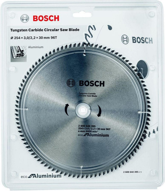 Диск пильный 254 х 30 (96Т) Bosch по алюминию (2608644395) Киев - изображение 3