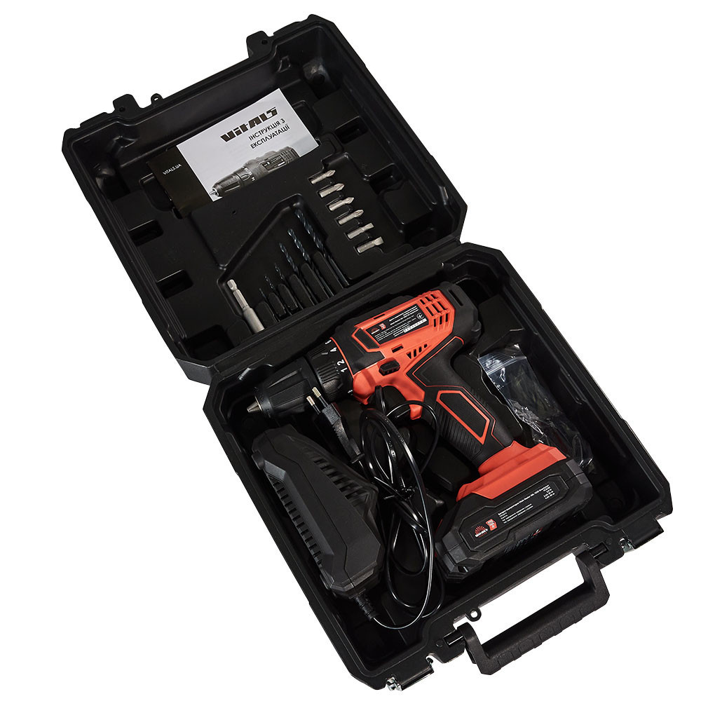 Дриль-шурупокрут акумуляторний Vitals Master AU 1825 Kit SmartLine+ Харків - фото 3