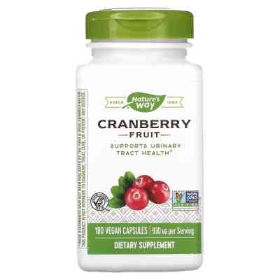Трави Nature&apos;s Way Журавлина, 930 мг, Cranberry Fruit, 180 вегетаріанських капсул (NWY-15361) Вінниця