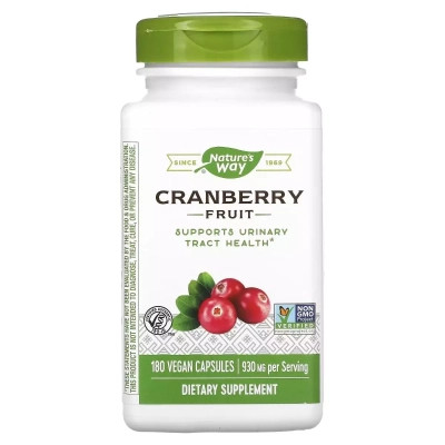 Трави Nature's Way Журавлина, 930 мг, Cranberry Fruit, 180 вегетаріанських капсул (NWY-15361) Вінниця - фото 1