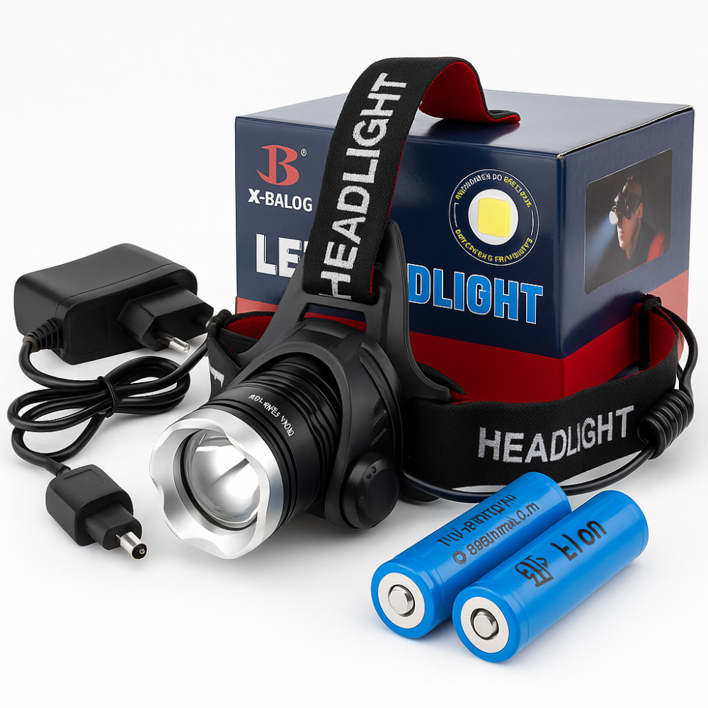 Налобний ліхтар з ремінцем на голову, Головний ліхтарик, Ліхтар з фіксацією на голові PM-15 Львів - фото 17