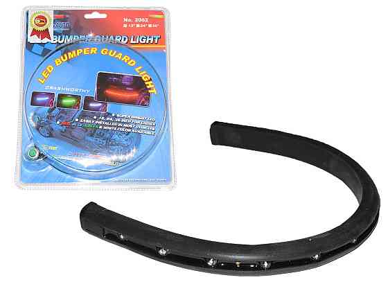 Подсветка гибкая 2062GR 12LEDх30см зелён/резинов.основа Винница