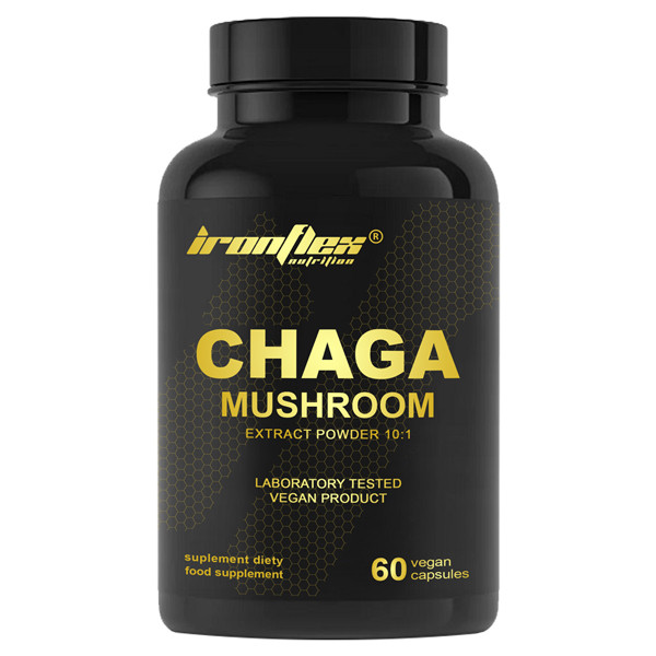 Чага IronFlex Chaga Mushroom 60 caps Луцьк - фото 1