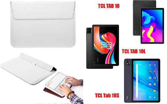 Чохол-конверт VitoCase для TCL TAB 10, TAB 10L, Tab 10S, з функцією підставки для планшета Білий Київ
