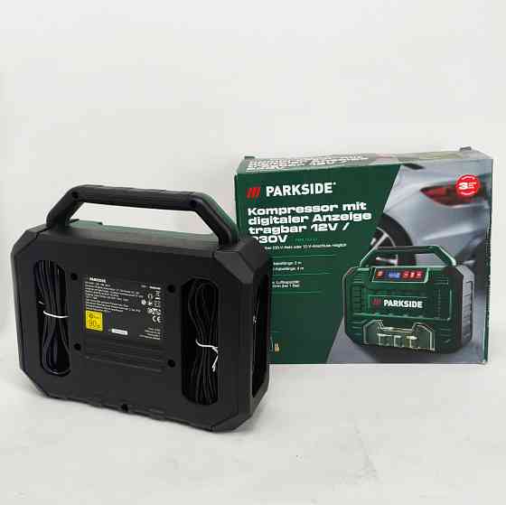 Автомобільний компресор 12/220в Parkside PMK 150 A1 компресор для підкачування коліс PY-56 Львів