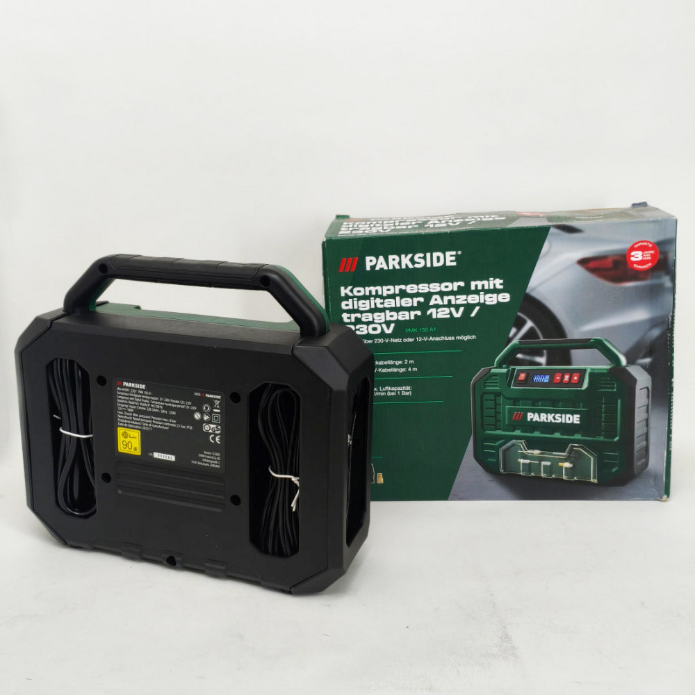 Автомобільний компресор 12/220в Parkside PMK 150 A1 компресор для підкачування коліс PY-56 Львів - фото 6