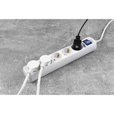 Сетевой фильтр питания 2E 5xSchuko, 3м (2E-U05ESM3) Винница