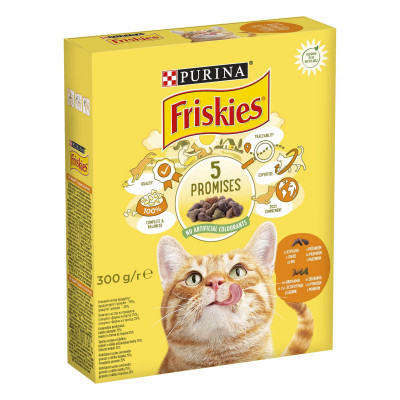 Сухий корм для кішок Purina Friskies з куркою та овочами 300 г (7613031868247) Вінниця - фото 1