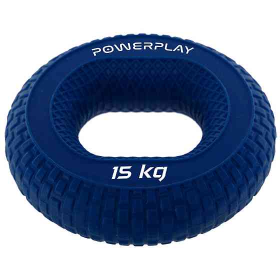 Эспандер кистевой силиконовый PowerPlay PP-4333 Hand Grip Light 15 кг. Синий Киев
