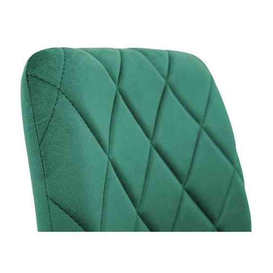 Стілець крісло м'який GarretDesign U Malcolm 26 білі ніжки Зелений Київ