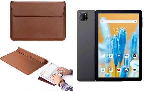 Чехол-конверт VitoCase для Blackview Oscal Pad 70, с функцией подставки для планшета Коричневый Киев