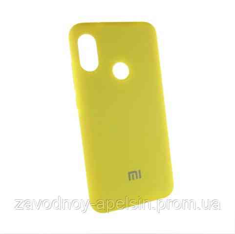 Xiaomi Redmi 6 pro Mi A2 lite чехол желтый Silicone Cover yellow Одесса