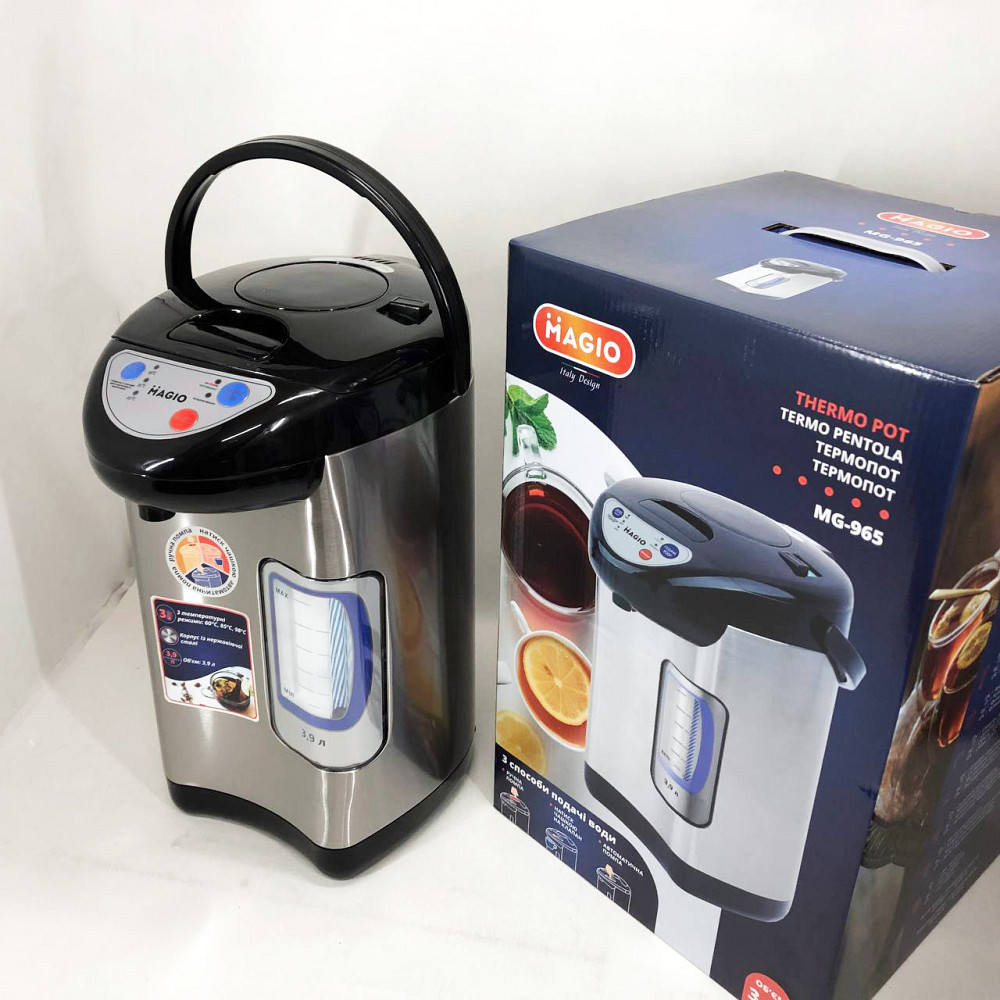 Термопот для води побутової MAGIO, Потужний електричний термопот для кухні, Кухонний термочайник QK-75 Івано-Франківськ - фото 1