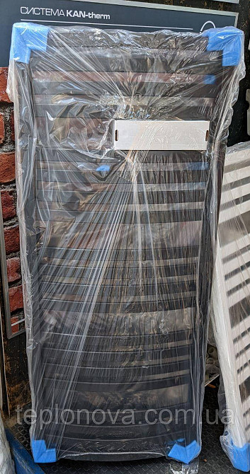 Водяна Рушникосушка Чорна Плоска 1460х500 Terma Dorota Чернівці - фото 2