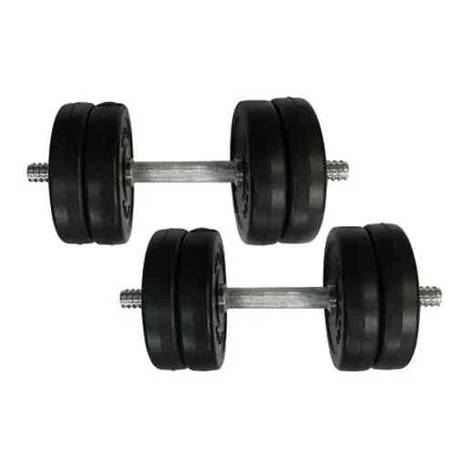 Гантели наборные композитные в пластиковой оболочке 2 шт по 6 кг Rock Pro-R NE-PL-R-006-2 Винница