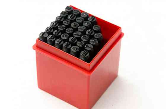 Клейма для букв № 3, кириллица – Набор для гравировки и маркировки, 33 шт Харьков