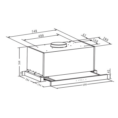 Вытяжка кухонная Hansa OTP66511BGH Винница - изображение 2