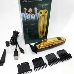 Машинка для стрижки волосся VGR V-904, бездротова, LED-дисплей, леза нержавіюча сталь, 4 насадки Одеса - фото 7