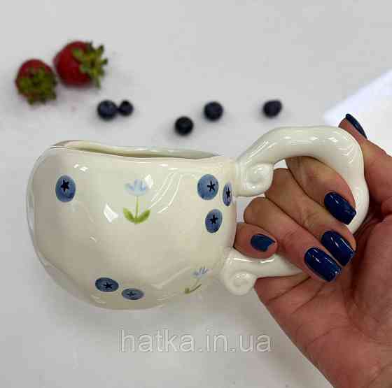 Чашка крухоль кераміка Olens "Лохина" 300 мл 8030-422 Київ