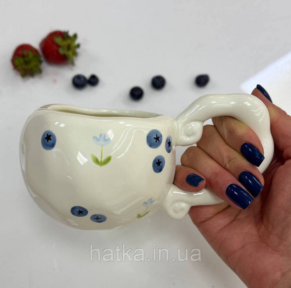 Чашка крухоль кераміка Olens "Лохина" 300 мл 8030-422 Київ - фото 1