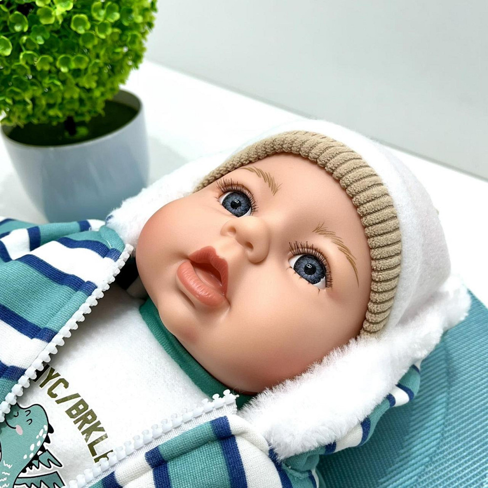 Кукла-пупс м'яконабивна з соскою та звуковими ефектами укр мова 42см Вид 6 (M 5919 I UA) Чернігів - фото 5