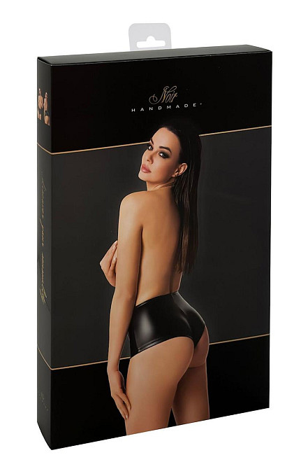 Шорти Noir Handmade F335 Powerwetlook shorts — XXL Sex Aura Київ - фото 8