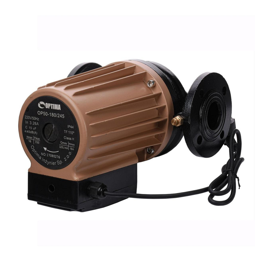 Насос циркуляционный фланцевый Optima OP50-180 245мм + кабель с вилкой! (000013635) Киев - изображение 3