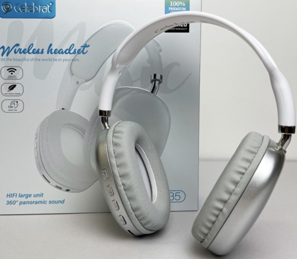 Беспроводные наушники Celebrat A35 / Большие наушники Киев - изображение 7