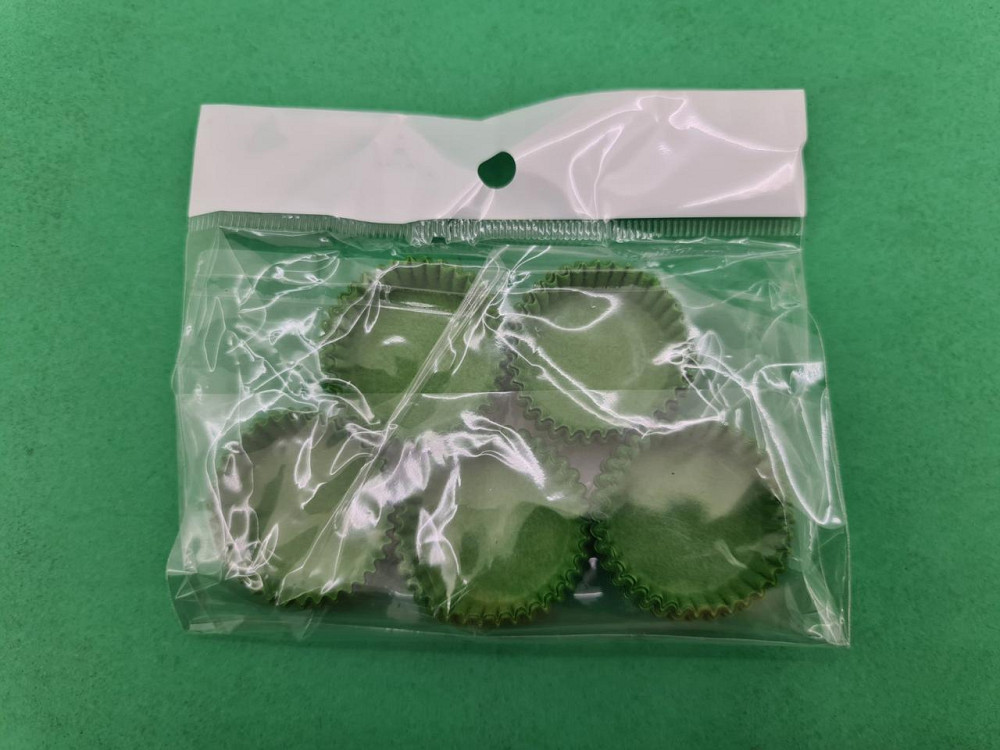 Тартолетка для кексів "Кругла зелена"D30 H9,5 (100шт)/3а/ (1 уп.) Харків - фото 4