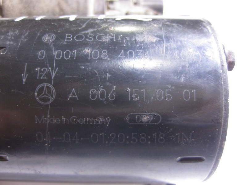 Mercedes-Benz  A0061510501 Стартер для двигунів M112 V6 2.6 3.2 3.7л M272 2.5 3.0 3.5л CLS C219 E-class W211 ML W164 R-class short W251 C-class W203 C Одесса - изображение 3