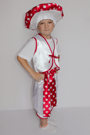 Мухомор №3. Детский карнавальный костюм (мальчик) Киев