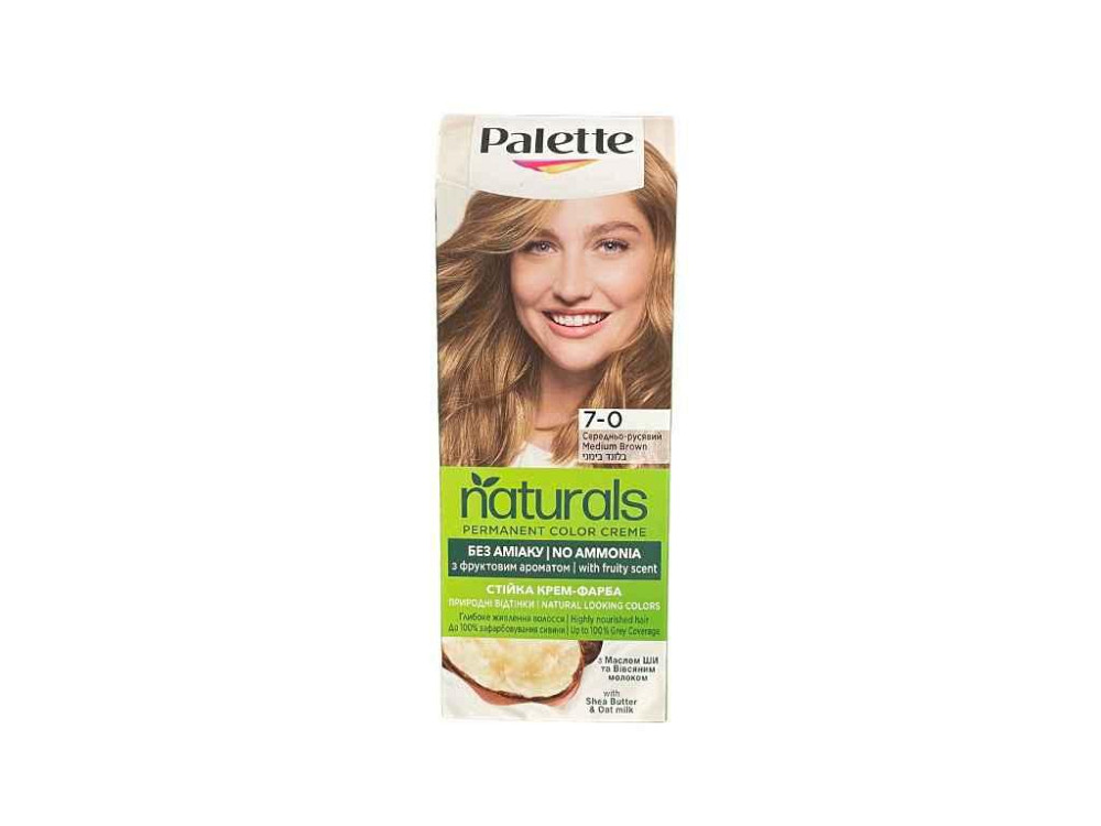 Фарба Naturals 7-0 Середньо-русявий 400 ТМ PALETTE   Solmir Київ - фото 1