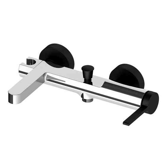 Змішувач для ванни VOLLE MORA cromo+de la noche хром / чорний 1537.030125 Київ