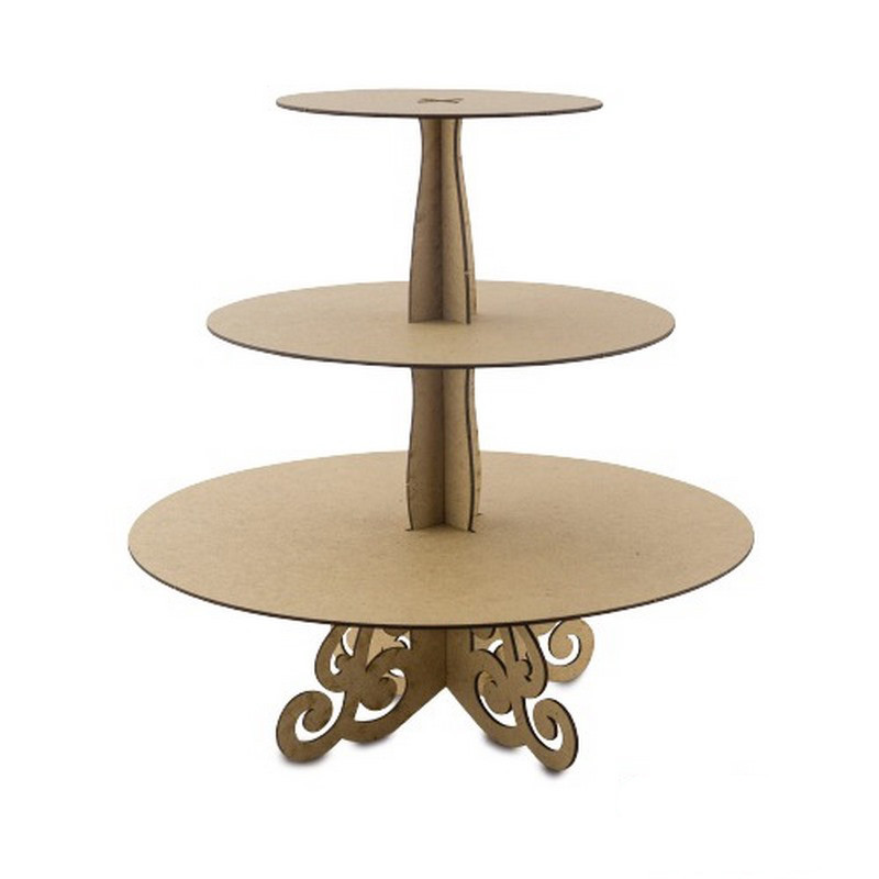 Заготовка для декорування "Підставка для солодощів Кругла" FDPO-088 Вінниця - фото 1