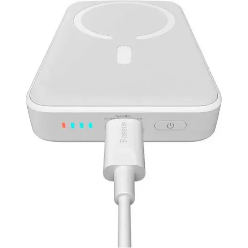 Беспроводной внешний аккумулятор Baseus 10000mAh белый Киев