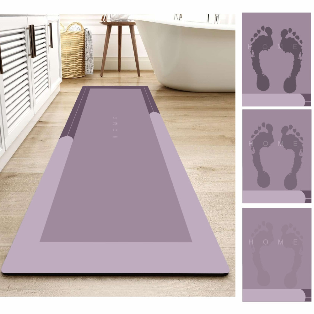 Набор диатомитовых ковриков для ванной и кухни Aquarius 50х80 см/50х120 см Кофе Буча - изображение 4