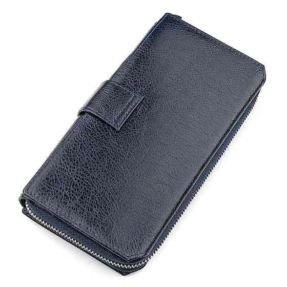 Мужской кошелек ST Leather 18454 (ST128) кожа Синий Киев
