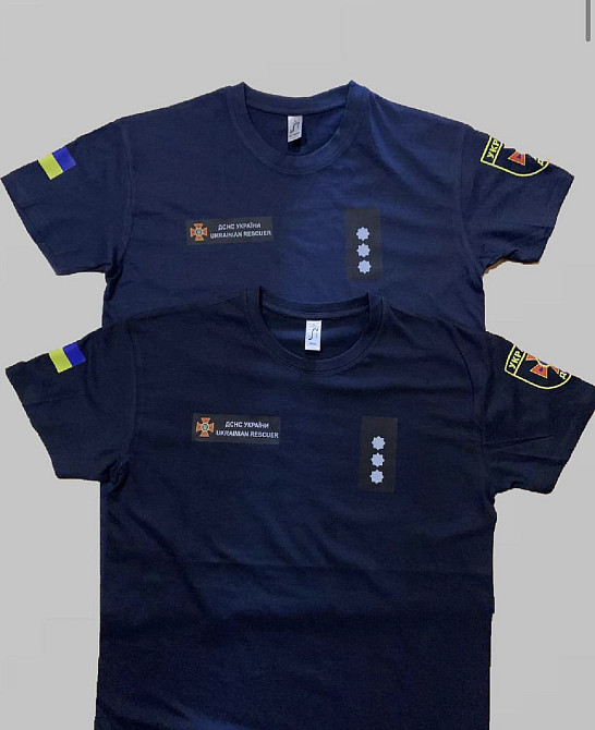 Футболка ДСНС УКРАЇНИ | UKRAINIAN RESCUER L Черновцы - изображение 1