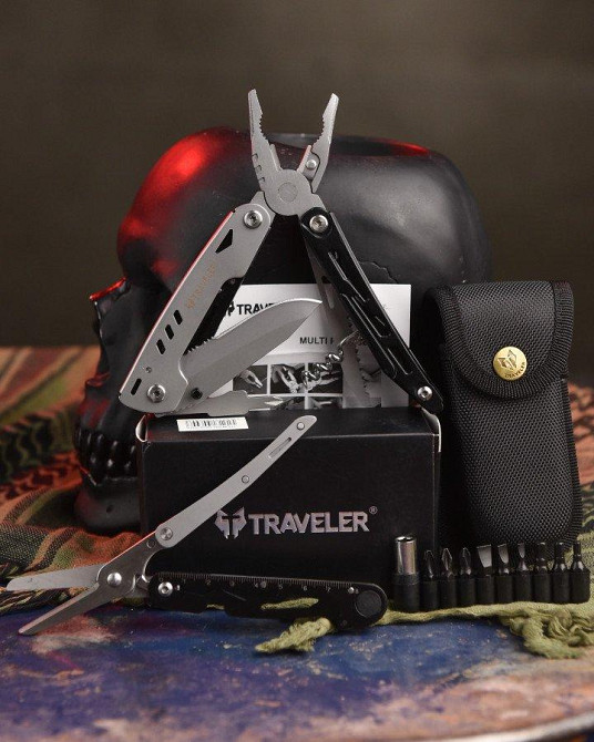 Мультитул сірий для походів туристичний Одеса - фото 1