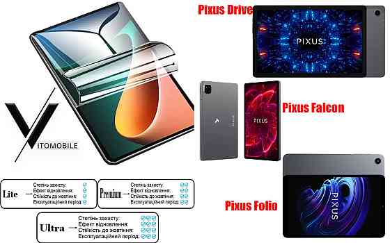 Полиуретановая пленка HyperClear Guard для Pixus Drive, Falcon, Folio Киев