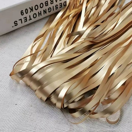 Дощик для фотозони матовий прикраса 245 см на 92 см золотистий Київ - фото 2