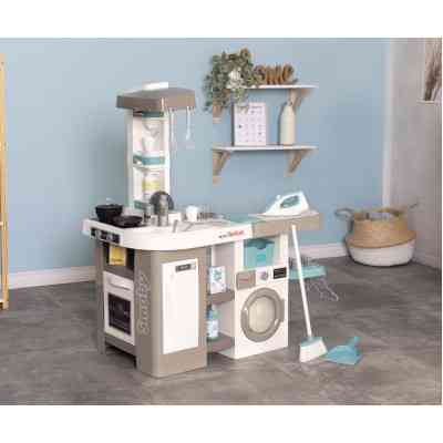 Игровой набор Smoby Интерактивный набор 2 в 1 Тефаль Кухня + Прачечная (311050) Винница