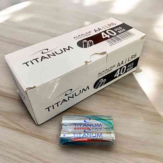Батарейки Super Alkaline TITANUM AA/LR06 1.5V блок батарейок/40штук Харків