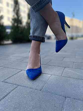 Seastar Туфлі жіночі SEASTAR C27 сині еко-замша каблук 9.5 см 36р. 37р. (1872) Коломыя
