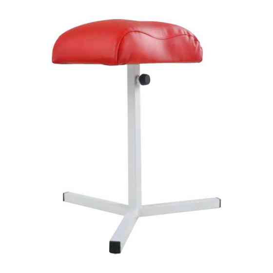 Тренога для педикюра на белой ножке Красный Киев