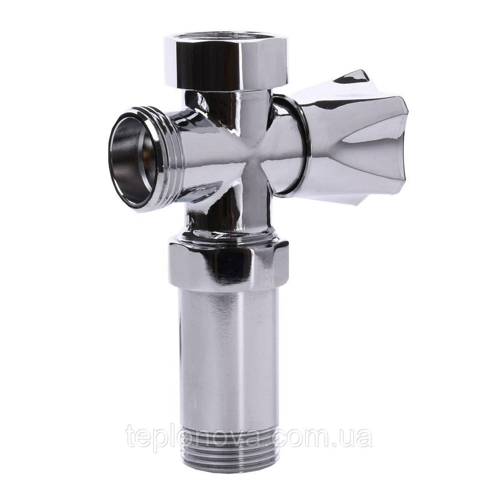 Кран вентильний для пральної машини Q PROFESSIONAL 3/4| x3/4| x3/4| з подовжувачем NV-QP170 Чернівці - фото 3