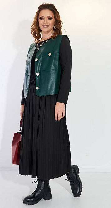 Костюм плісе з жилеткою (48) Київ - фото 3