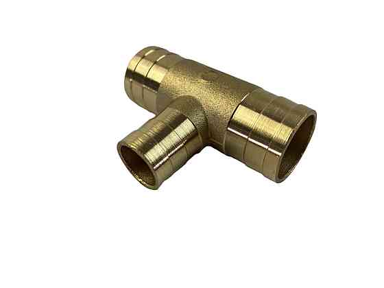 Перехідник шлангів обігрівача (D 22х16х22) латунь (трійник) Мукачево